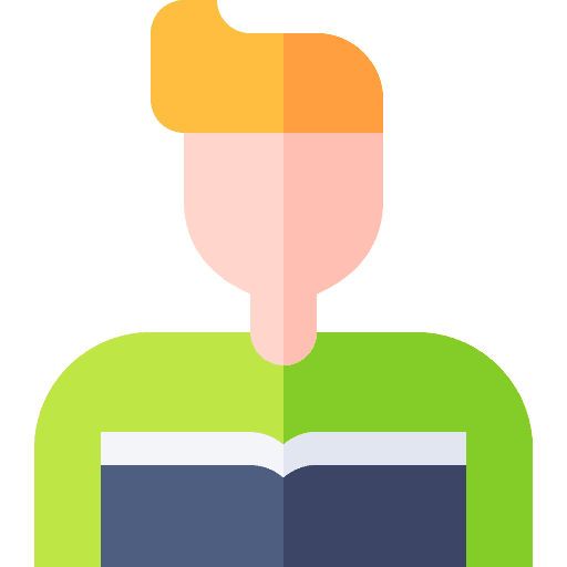 Student library book child icon