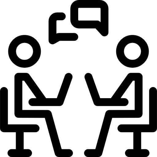 Work communication chatting speech bubbles chat icon