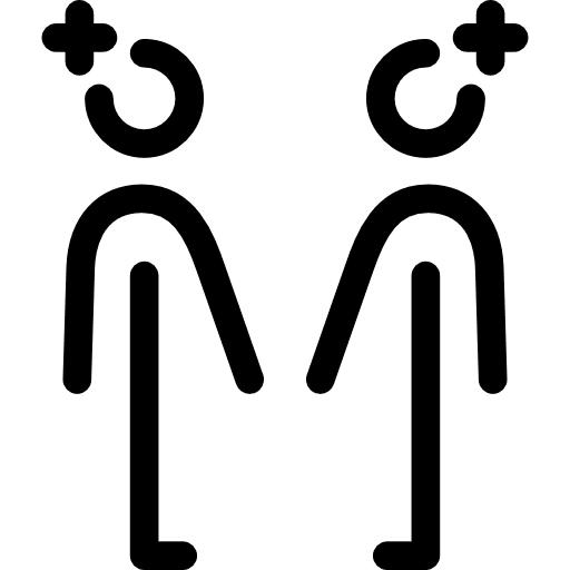 Positive emotions emoticons people stick man icon