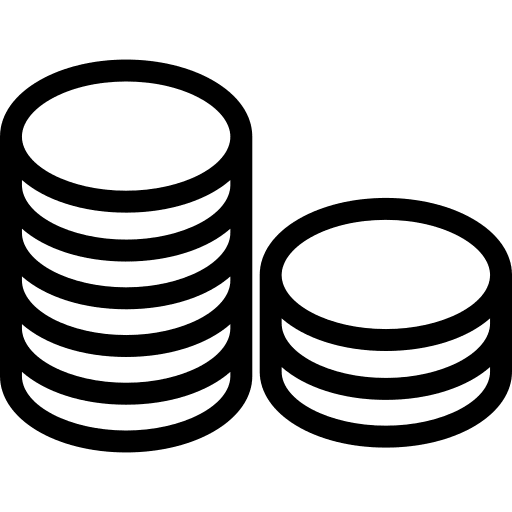 Coins coin banking bank icon