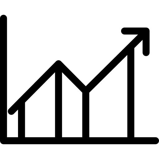 Sale stats sales commerce icon