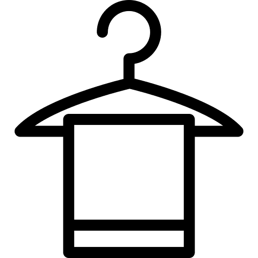 Cloth hanging towel fashion icon