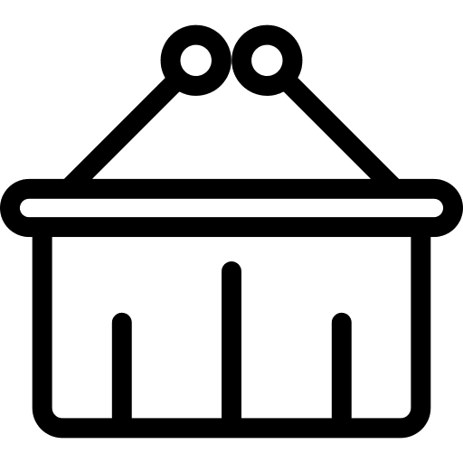 Basket commerce online shop shopping basket icon