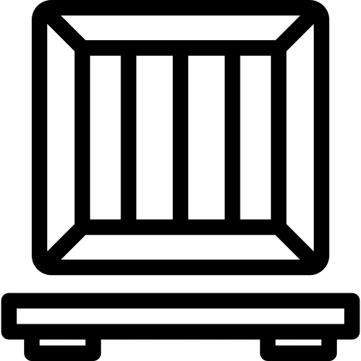 Box delivery box storage icon