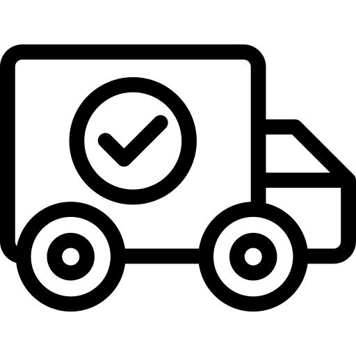 Truck transport vehicle delivery icon