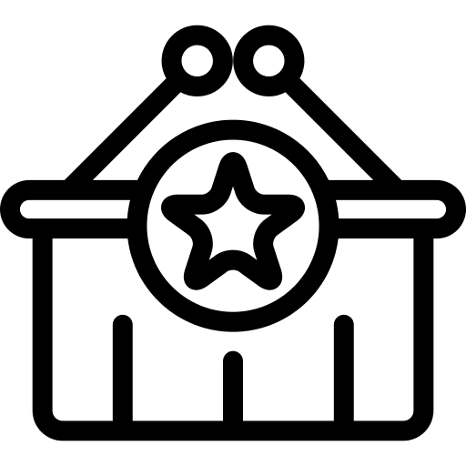 Basket shopper favorite commerce icon