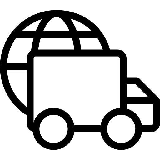 Worldwide deliver planet earth worldwide icon