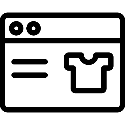 Internet internet shirt commerce icon