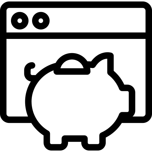 Internet online store browser internet icon