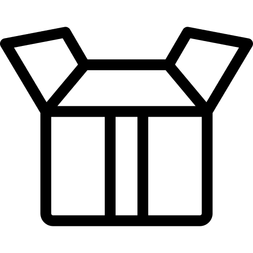 Open box packing package other icon