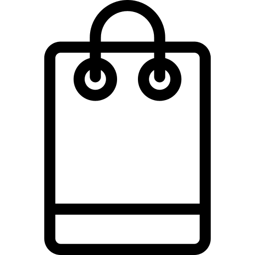 Bag shopping store online shop commerce icon