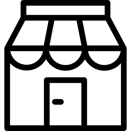 Shop shop buildings online shop icon