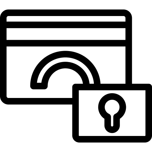 Shopping business credit card shopping icon