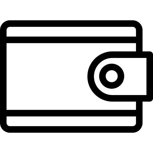 Wallet wallet cash accessory icon