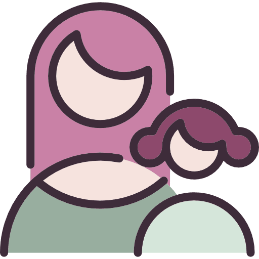 Women female girl child icon