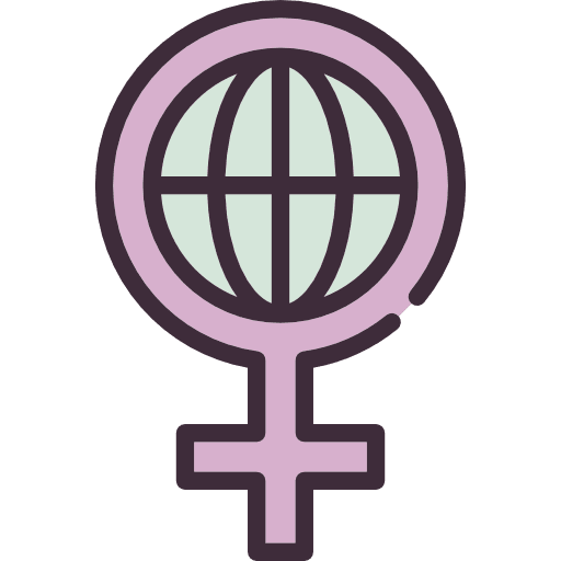 Women sign gender signs icon