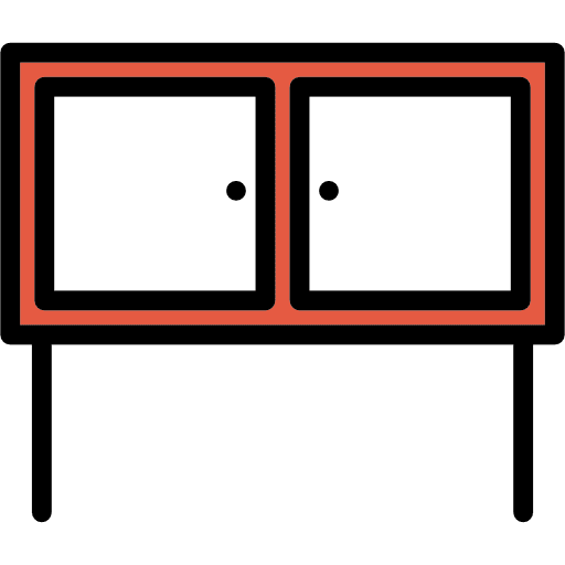 Closet closet furniture home icon