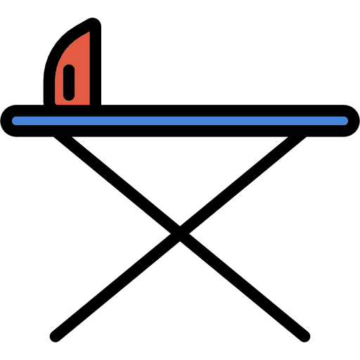 Ironing board laundry ironing housework icon
