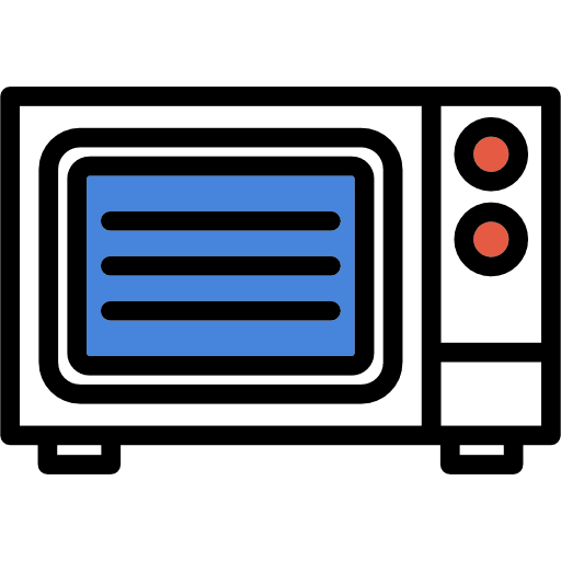Microwave kitchenware microwave cooking icon
