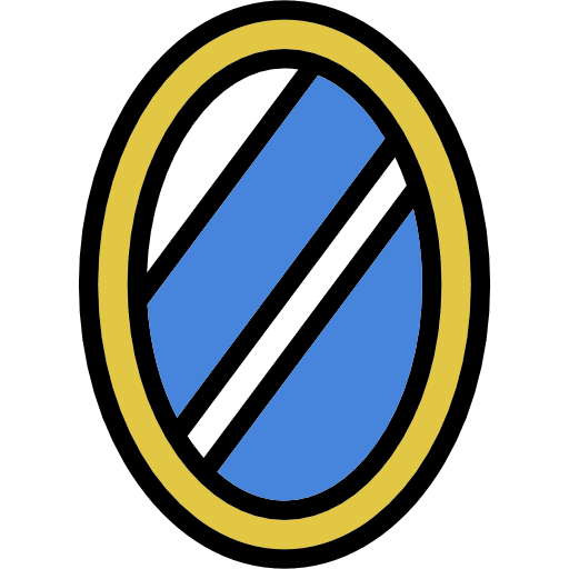 Mirror beauty mirror beauty salon icon