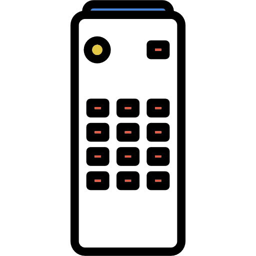 Remote control television wireless remote control icon