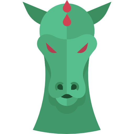 Dragon character animals monster icon