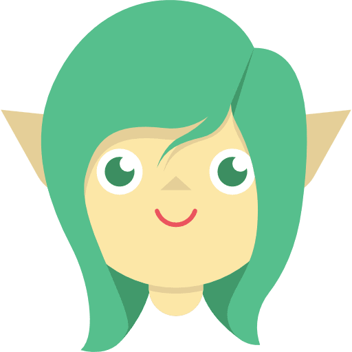 Elf fantasy folklore legend icon