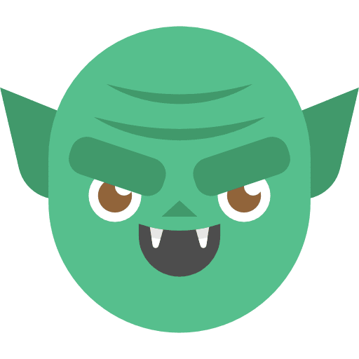 Goblin people fairy tale avatar icon