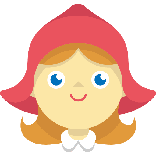 Little red riding hood avatar people little red riding hood icon