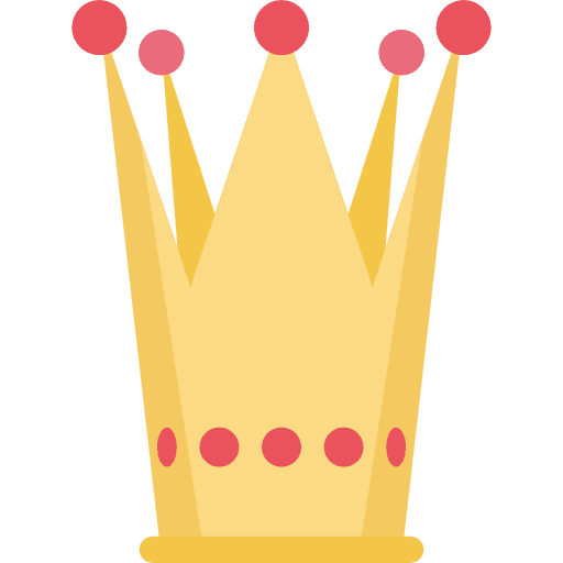 Crown monarchy education queen icon