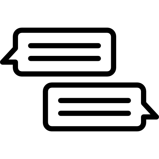 Speech bubbles speech balloon word chatting icon