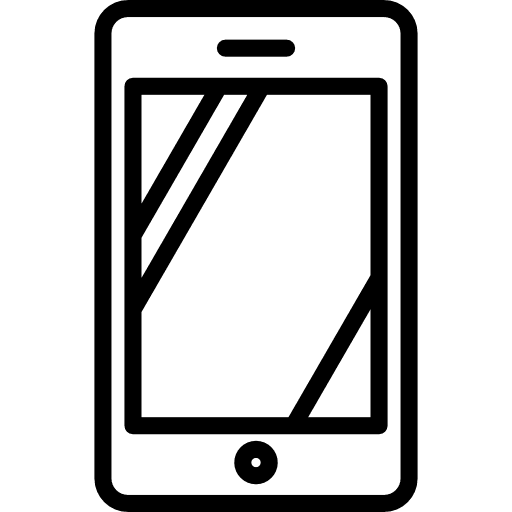 Smartphone technology iphone cellphone icon