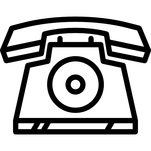 Telephone vintage old phone phone icon