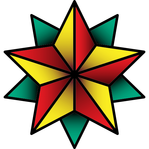 Star tattoo star vintage icon