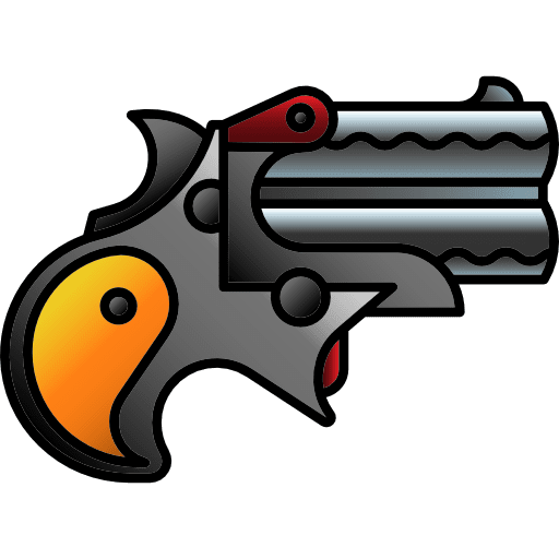 Tattoo vintage weapons old school icon