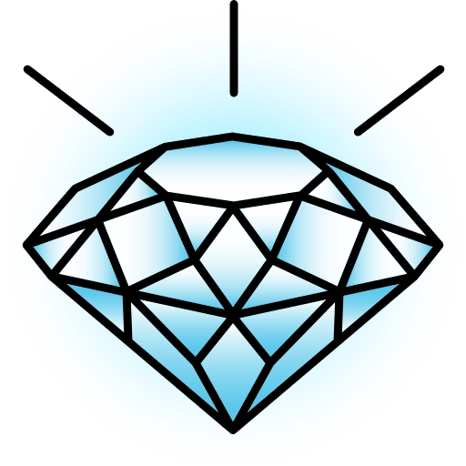 Diamond hipster diamond vintage icon