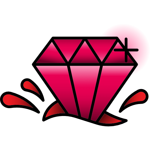 Diamond vintage hipster old school icon