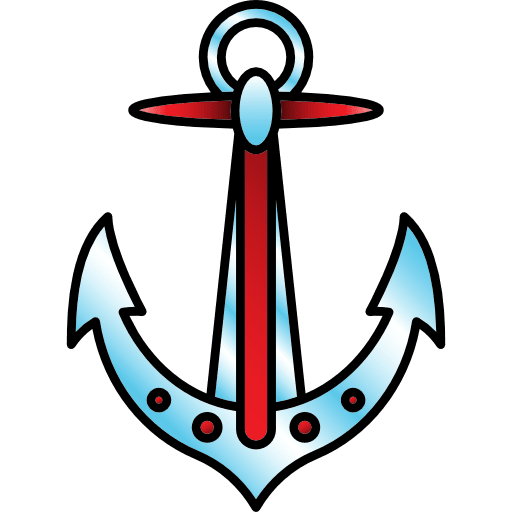 Anchor anchor tattoo hipster icon