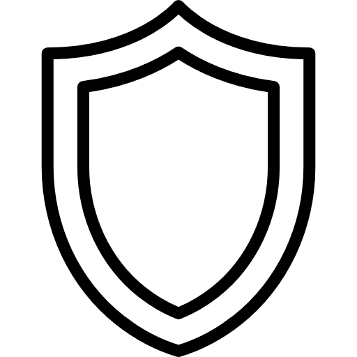 Antivirus security shield defense icon