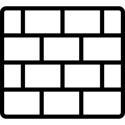 Firewall security system flame fire icon