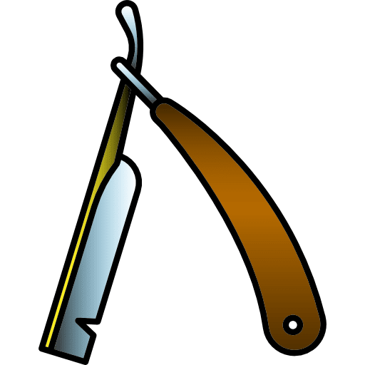 Shaver shaver tattoo tools and utensils icon