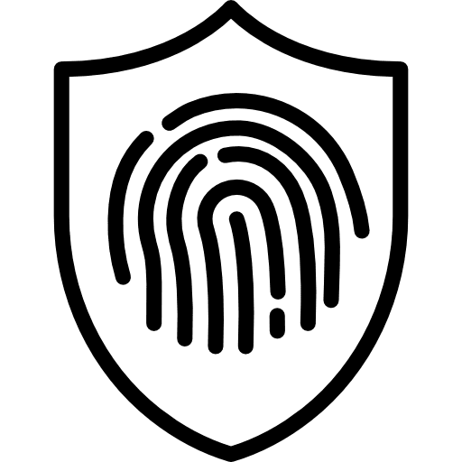 Fingerprint fingerprint outline fingerprint security icon