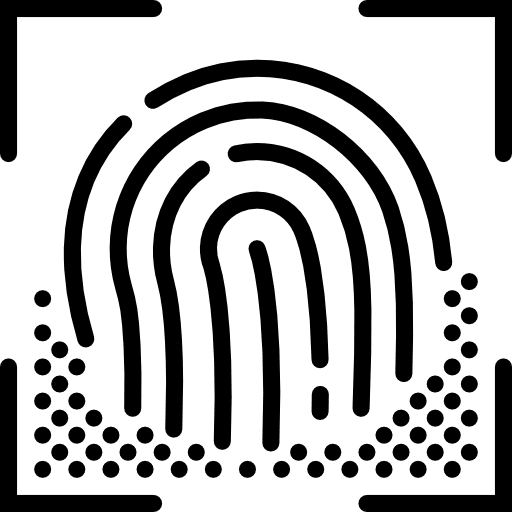 Fingerprint scan scan security fingerprint scan icon