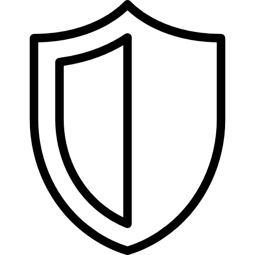 Shield security secure shield icon