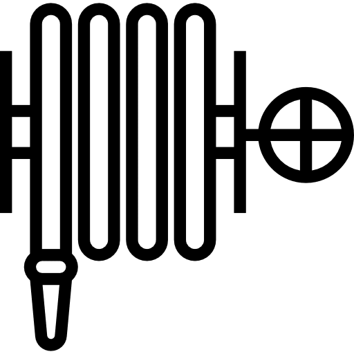 Hose tools and utensils hosepipe watering icon