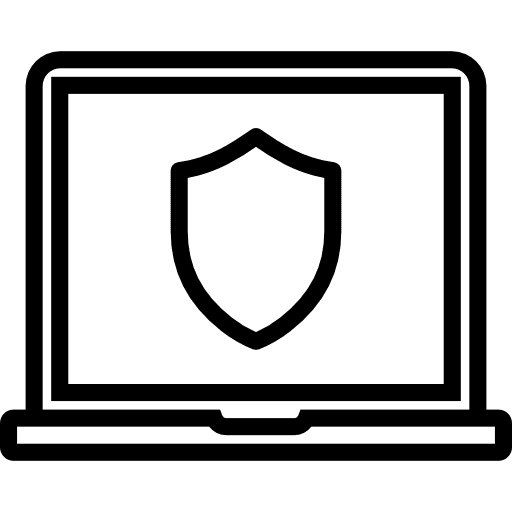 Laptop laptop technology security icon