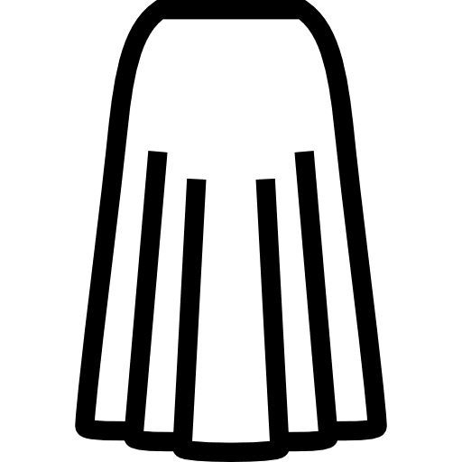 Skirt clothes skirt garment icon