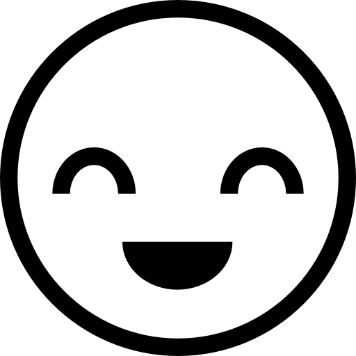 Happy interface gestures emoticons icon