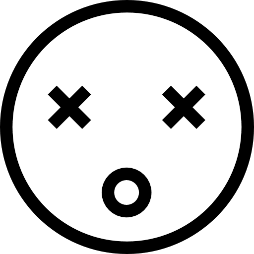 Dead emoticons gestures faces icon