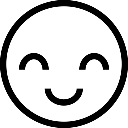 Happy head emoticons interface icon